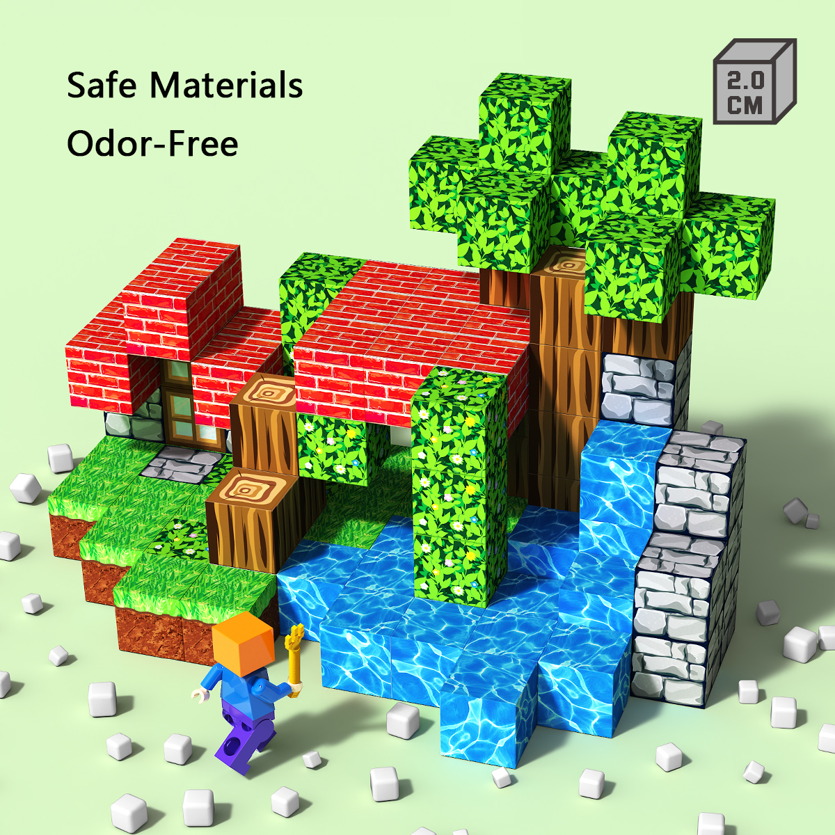 Minecraft Magnetic Building Blocks