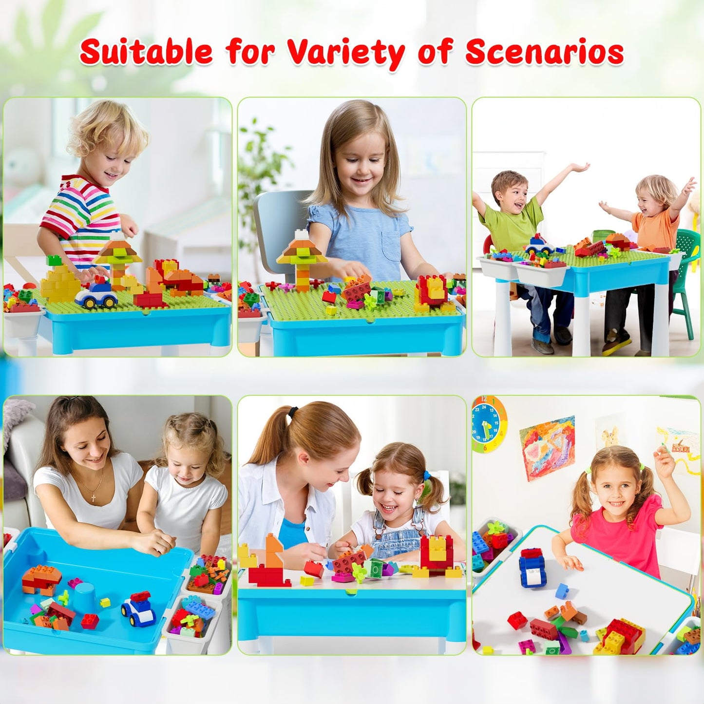 jollychest lego table for group play and learning activities