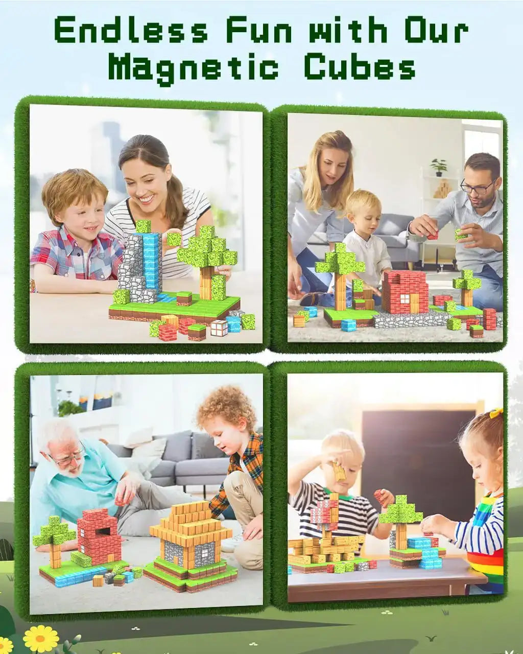 Magnetic Building Blocks Set