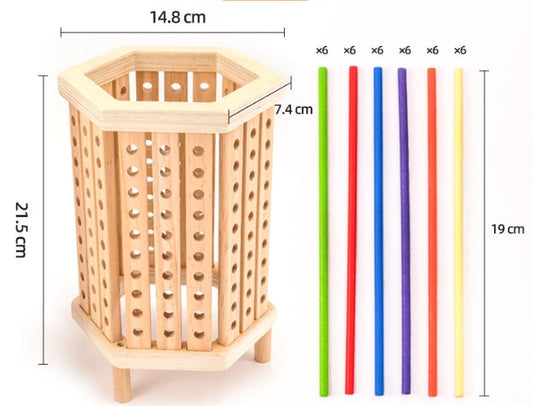 Montessori Color Sorting Tower