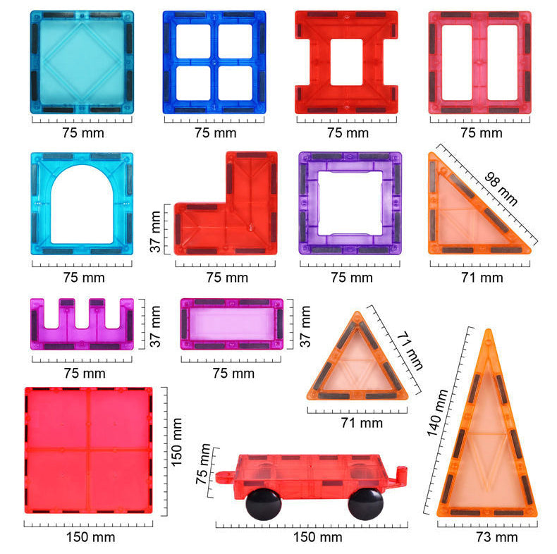 Magnetic Building Blocks Set