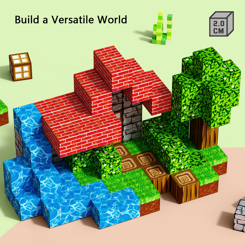 Magnetic Building Minecraft Minecraft Magnetic Building Blocks – JollyChest