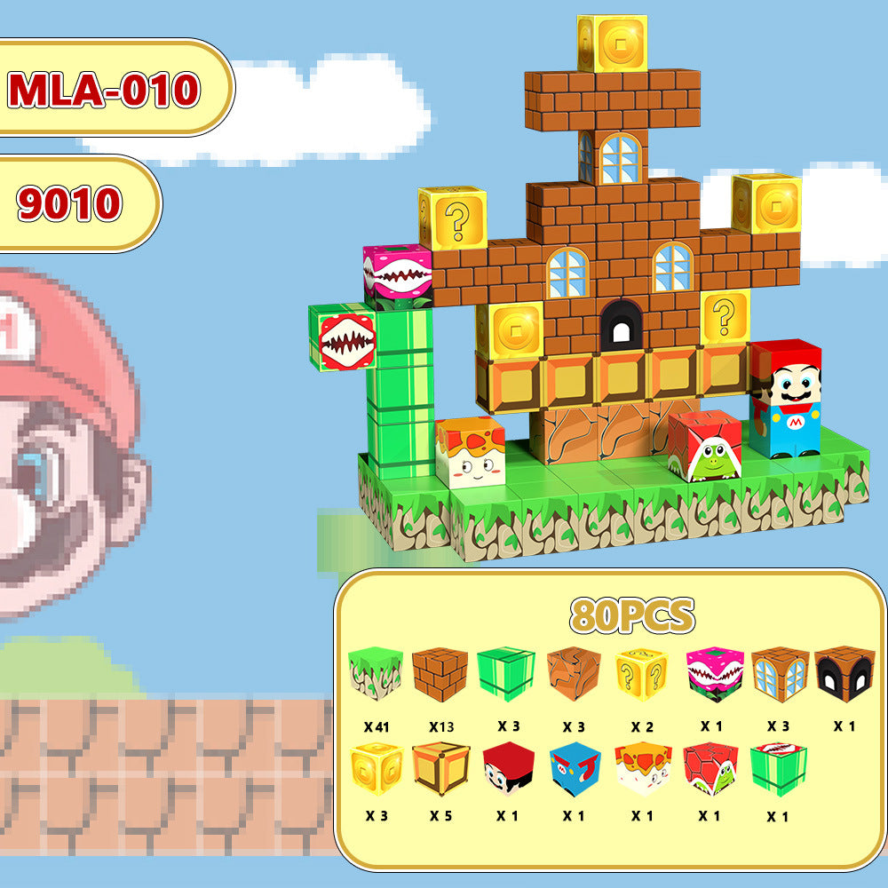 Magnetic Building Blocks – Super Mario