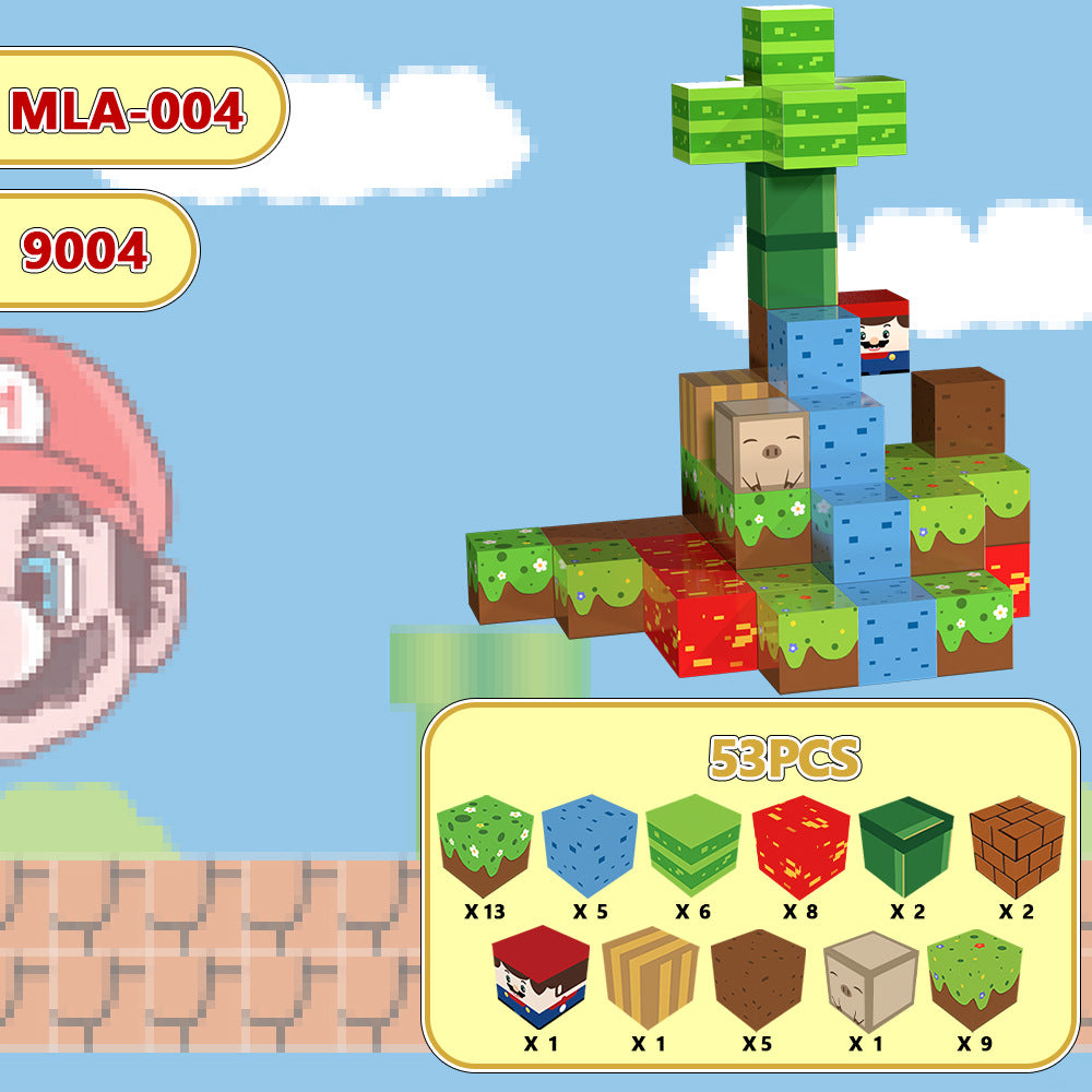 Magnetic Building Blocks – Super Mario