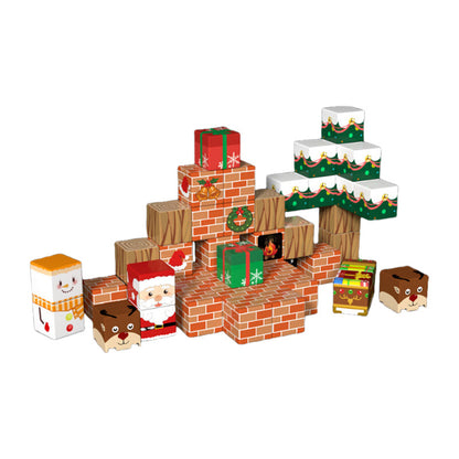 Magnetic Building Blocks-Christmas Theme