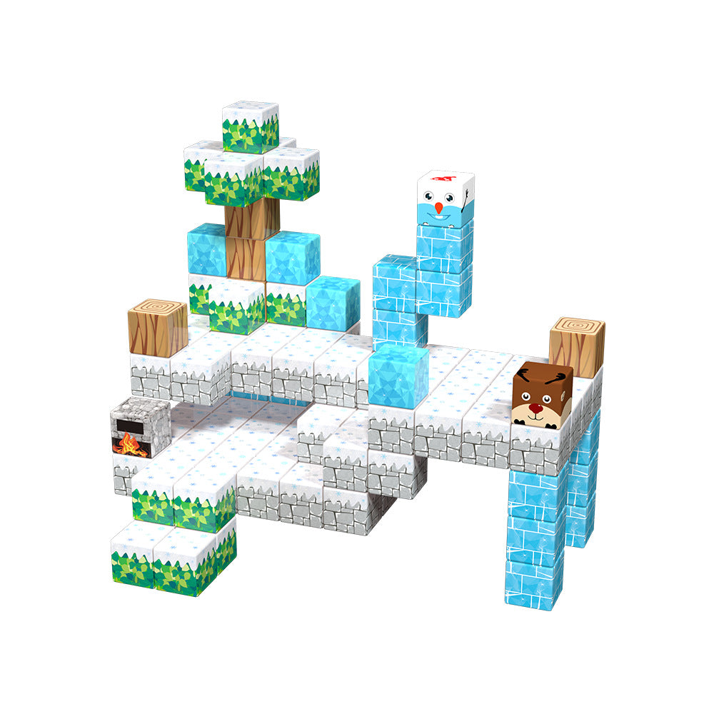 Magnetic Building Blocks – Winter Wonderland